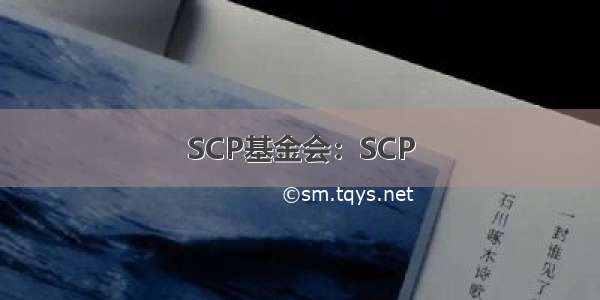 SCP基金会：SCP