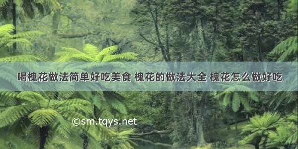 喝槐花做法简单好吃美食 槐花的做法大全 槐花怎么做好吃