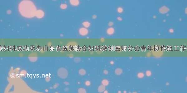 山一大二附院妇科成功承办山东省医师协会妇科微创医师分会青年协作组工作会议暨卵巢癌