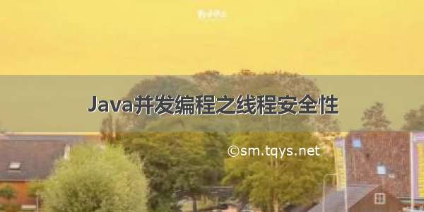 Java并发编程之线程安全性