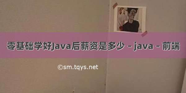 零基础学好Java后薪资是多少 – java – 前端