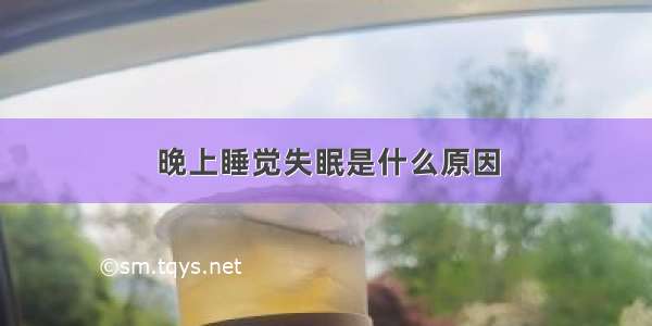 晚上睡觉失眠是什么原因