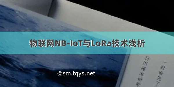 物联网NB-IoT与LoRa技术浅析