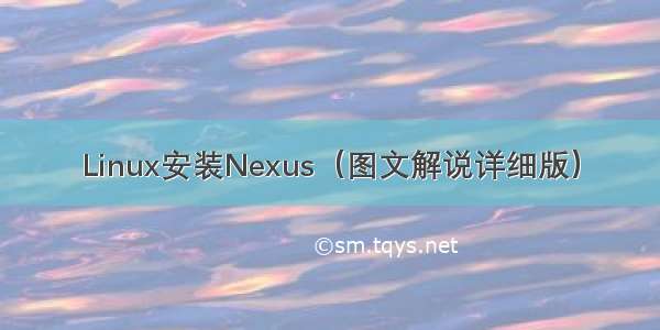 Linux安装Nexus（图文解说详细版）