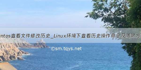 centos查看文件修改历史_Linux环境下查看历史操作命令及清除方法