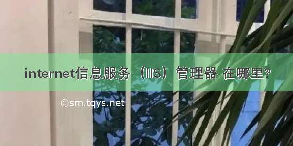 internet信息服务（IIS）管理器 在哪里?