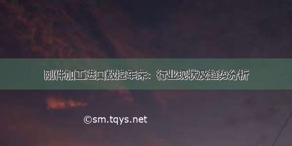 刚件加工进口数控车床：行业现状及趋势分析