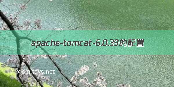 apache-tomcat-6.0.39的配置