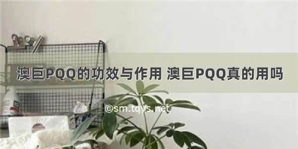 澳巨PQQ的功效与作用 澳巨PQQ真的用吗