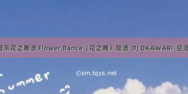 计算机音乐花之舞谱 Flower Dance（花之舞）简谱  DJ OKAWARI  空灵 自然 唯