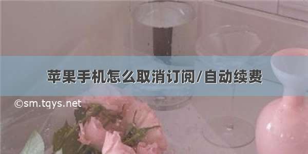 苹果手机怎么取消订阅/自动续费