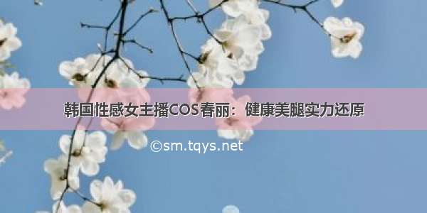 韩国性感女主播COS春丽：健康美腿实力还原