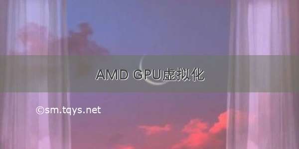 AMD GPU虚拟化