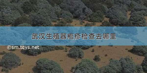 武汉生殖器疱疹检查去哪里