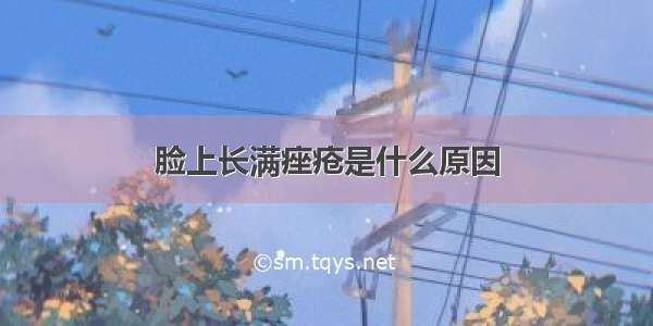 脸上长满痤疮是什么原因