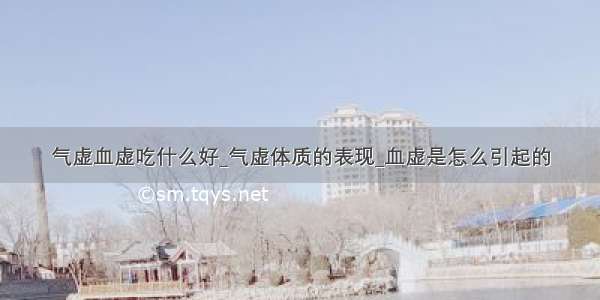 气虚血虚吃什么好_气虚体质的表现_血虚是怎么引起的