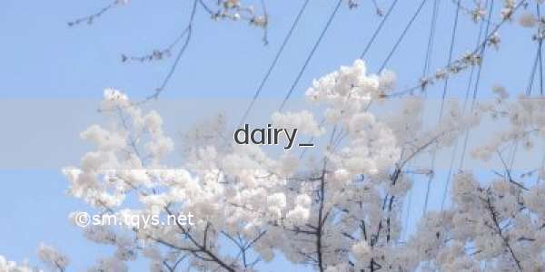 dairy_