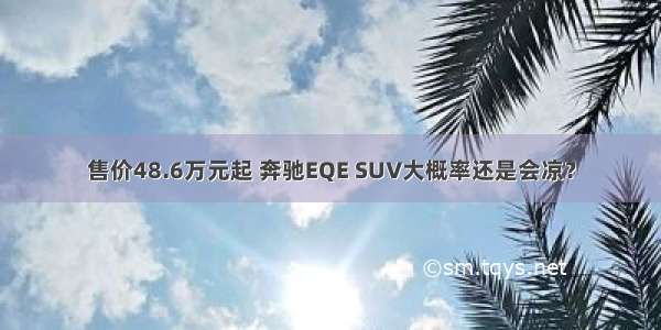 售价48.6万元起 奔驰EQE SUV大概率还是会凉？