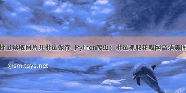 python批量读取图片并批量保存_Python爬虫：批量抓取花瓣网高清美图并保存