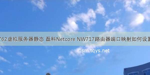 磊科762虚拟服务器静态 磊科Netcore NW717路由器端口映射如何设置方法
