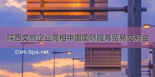 陕西文旅企业亮相中国国际服务贸易交易会