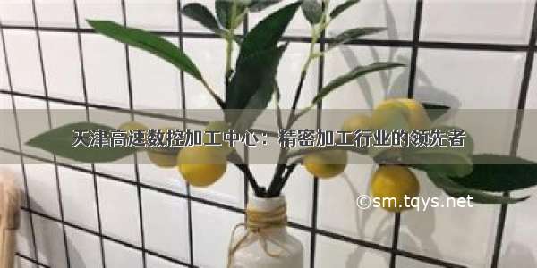 天津高速数控加工中心：精密加工行业的领先者