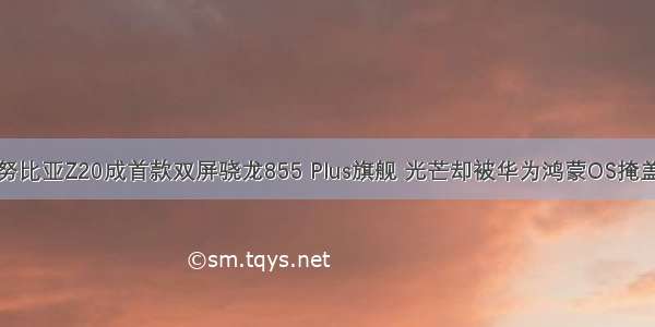 努比亚Z20成首款双屏骁龙855 Plus旗舰 光芒却被华为鸿蒙OS掩盖