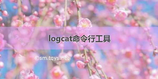 logcat命令行工具