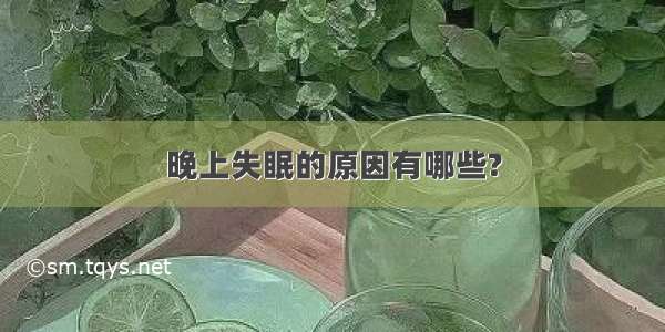 晚上失眠的原因有哪些?