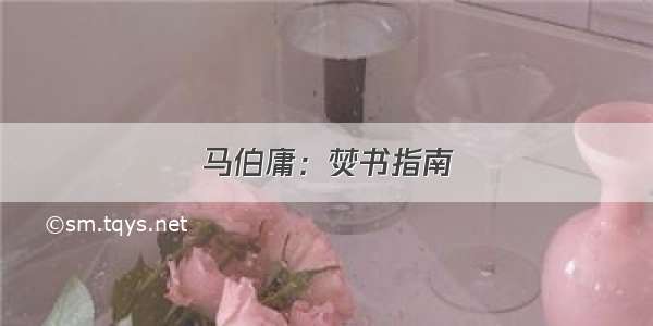 马伯庸：焚书指南