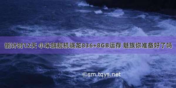 倒计时12天 小米旗舰机骁龙836+8GB运存 魅族你准备好了吗