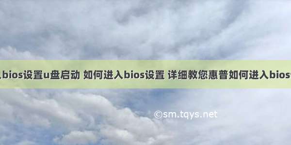 惠普linux进入bios设置u盘启动 如何进入bios设置 详细教您惠普如何进入bios设置u盘启动...