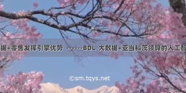 百度大数据+零售发挥引擎优势  ------BDL  大数据+亚当科茨领导的人工智能实验室