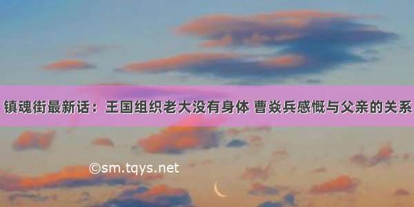 镇魂街最新话：王国组织老大没有身体 曹焱兵感慨与父亲的关系