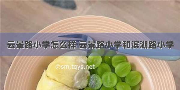 云景路小学怎么样 云景路小学和滨湖路小学