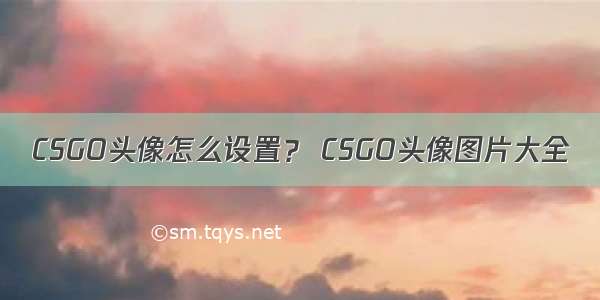 CSGO头像怎么设置？ CSGO头像图片大全