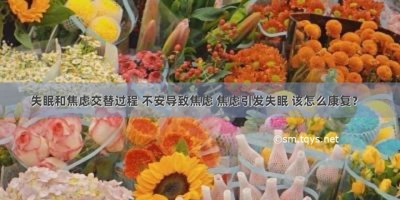 失眠和焦虑交替过程 不安导致焦虑 焦虑引发失眠 该怎么康复？