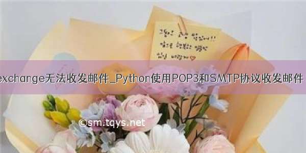 exchange无法收发邮件_Python使用POP3和SMTP协议收发邮件！