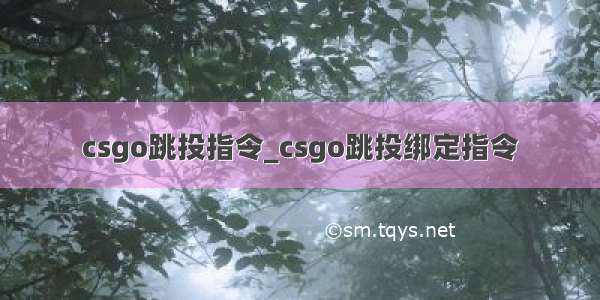 csgo跳投指令_csgo跳投绑定指令