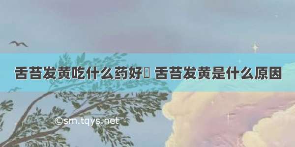 舌苔发黄吃什么药好	 舌苔发黄是什么原因