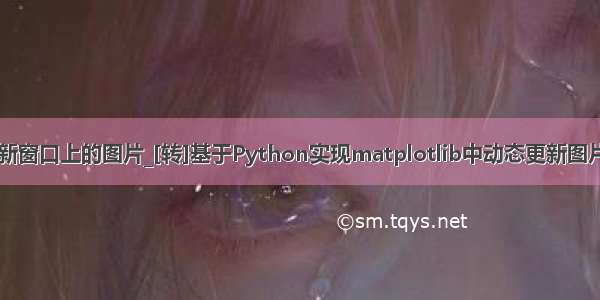 python动态更新窗口上的图片_[转]基于Python实现matplotlib中动态更新图片(交互式绘图)...