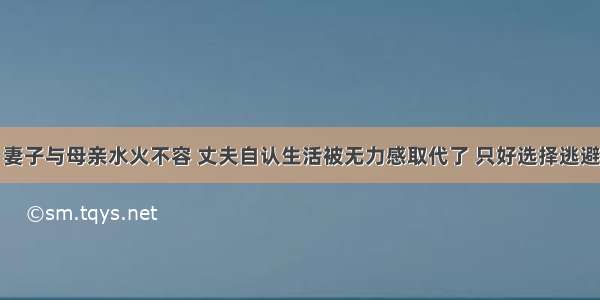 妻子与母亲水火不容 丈夫自认生活被无力感取代了 只好选择逃避