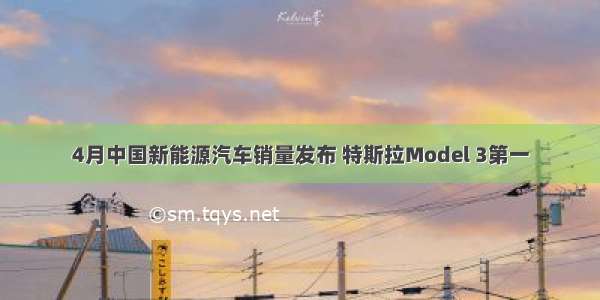 4月中国新能源汽车销量发布 特斯拉Model 3第一