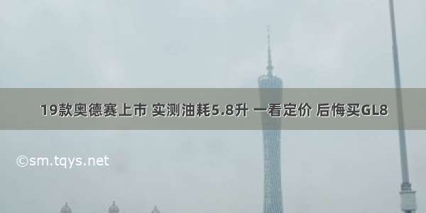 19款奥德赛上市 实测油耗5.8升 一看定价 后悔买GL8