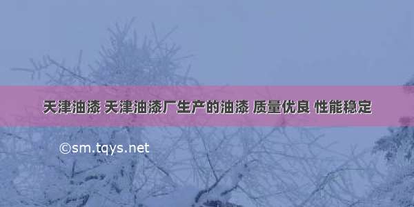 天津油漆 天津油漆厂生产的油漆 质量优良 性能稳定