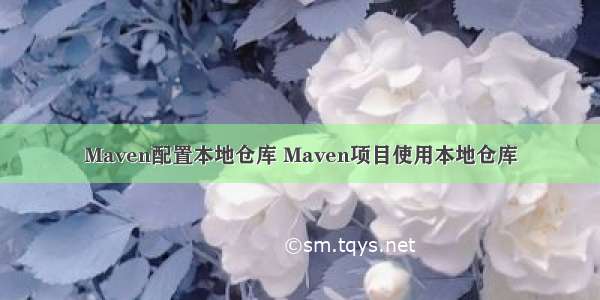 Maven配置本地仓库 Maven项目使用本地仓库