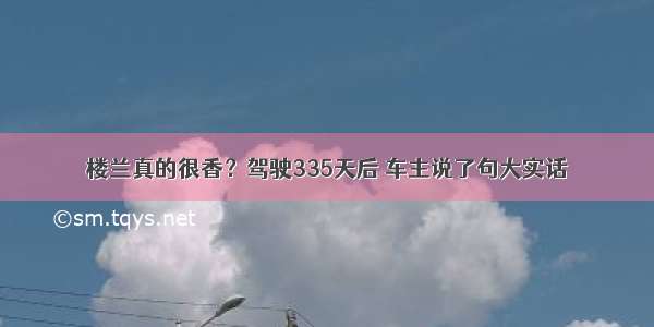 楼兰真的很香？驾驶335天后 车主说了句大实话