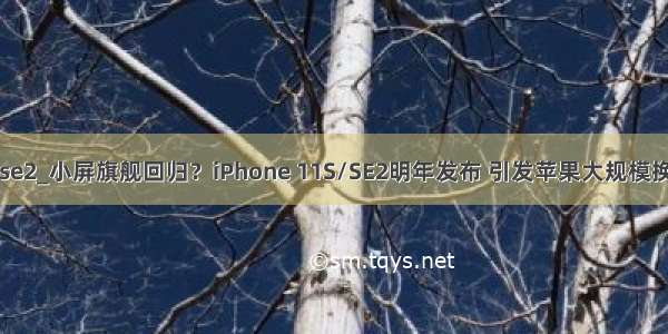 苹果se2_小屏旗舰回归？iPhone 11S/SE2明年发布 引发苹果大规模换机潮