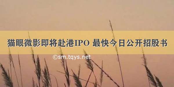 猫眼微影即将赴港IPO 最快今日公开招股书