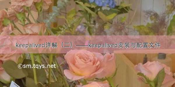 keepalived详解（二）——keepalived安装与配置文件